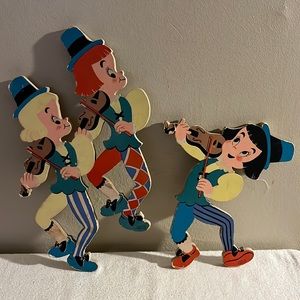 Vintage 1949 Dolly Toy Co. Nursery Wall Hangings